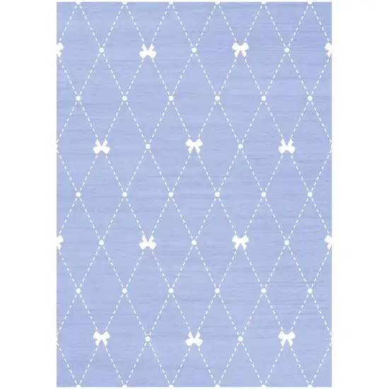 Blue Flatweave Area Rug Photo 6