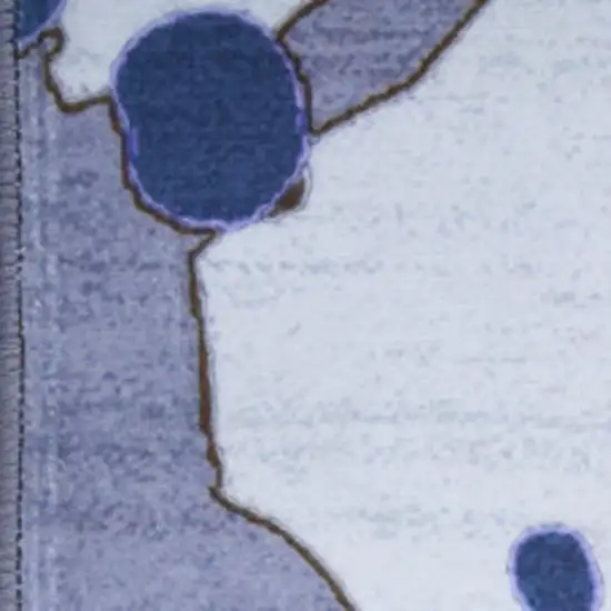 Blue Flatweave Area Rug Photo 2
