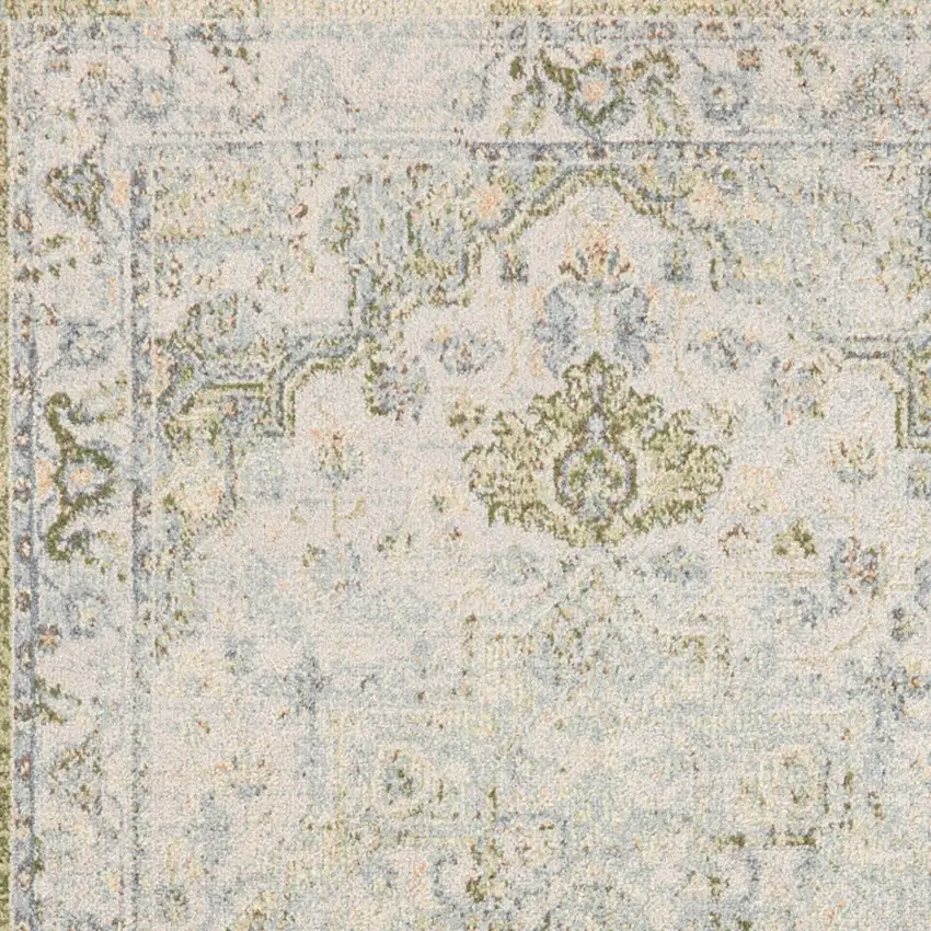 Blue Floral Area Rug Photo 9