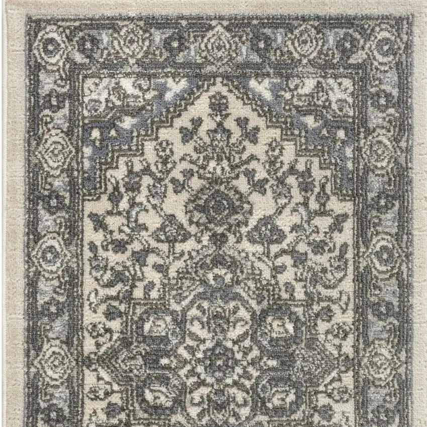 Blue Floral Area Rug Photo 8
