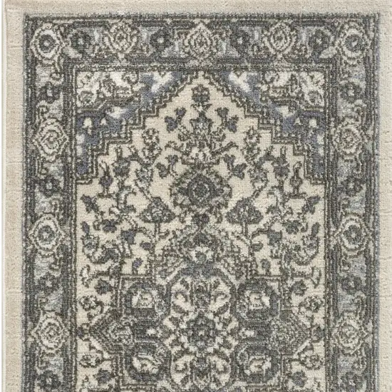 Blue Floral Area Rug Photo 8
