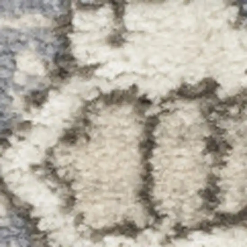 Blue Floral Power Loom Area Rug Photo 2