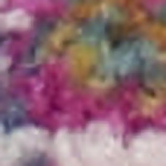 Blue Floral Power Loom Area Rug Photo 1