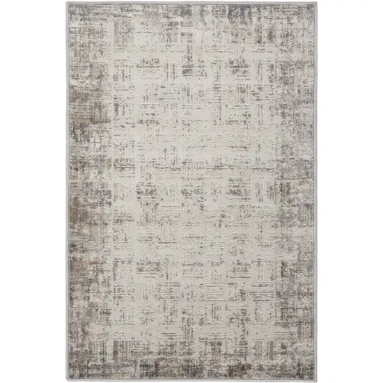 Blue Floral Power Loom Area Rug Photo 5