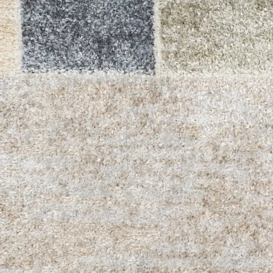 Blue Geometric Area Rug Photo 4