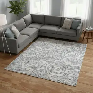 Photo of Blue Geometric Area Rug