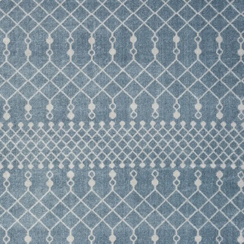Blue Geometric Area Rug Photo 9