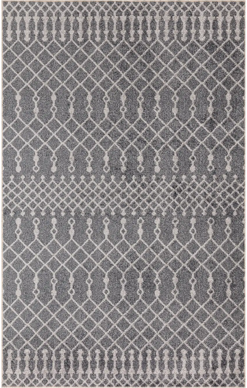 Blue Geometric Area Rug Photo 8