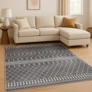 Photo of Blue Geometric Area Rug