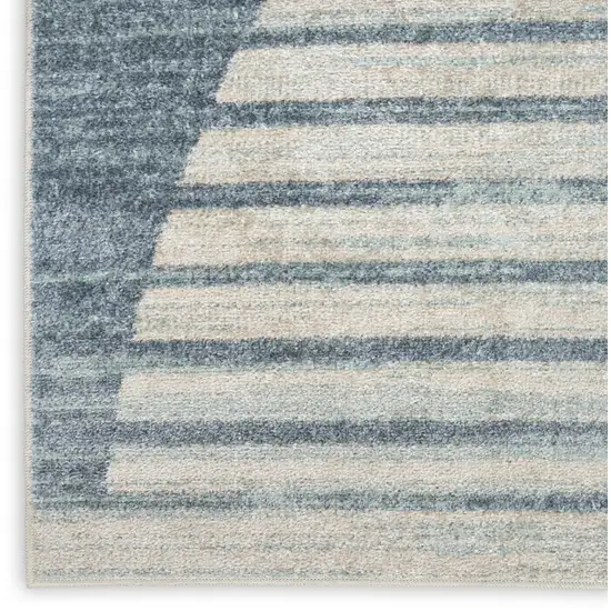 Blue Geometric Area Rug Photo 8