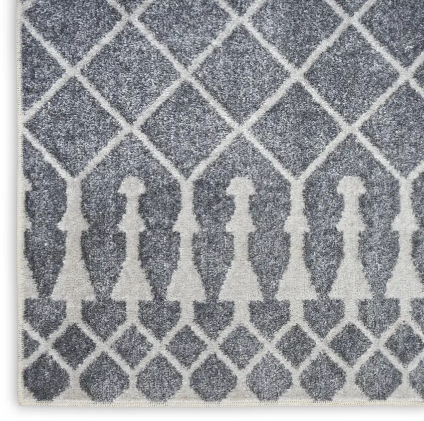 Blue Geometric Area Rug Photo 8