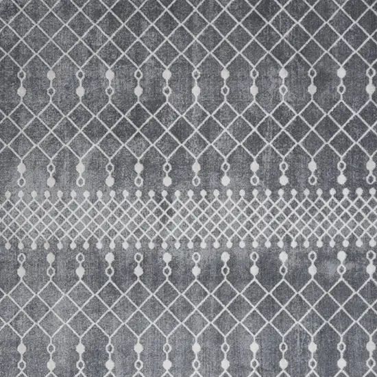 Blue Geometric Area Rug Photo 8