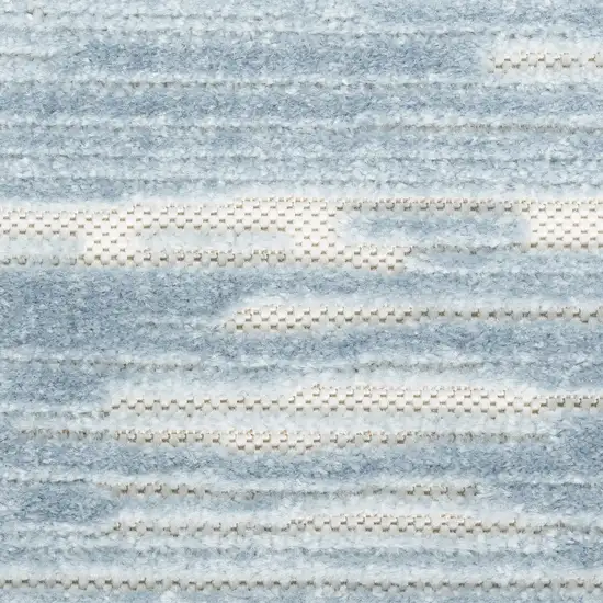 Blue Geometric Area Rug Photo 9