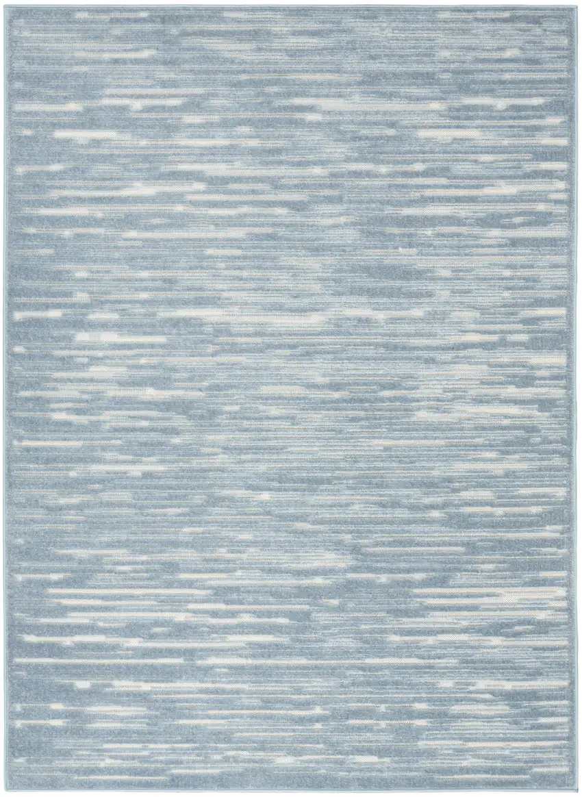 Blue Geometric Area Rug Photo 4