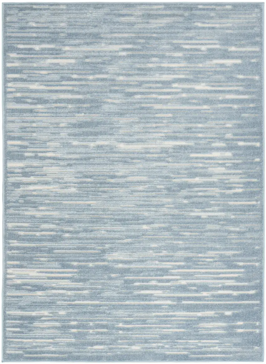 Blue Geometric Area Rug Photo 2