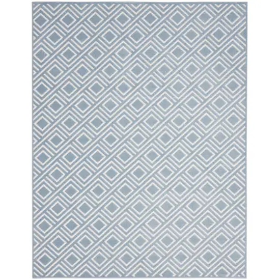 Blue Geometric Area Rug Photo 1