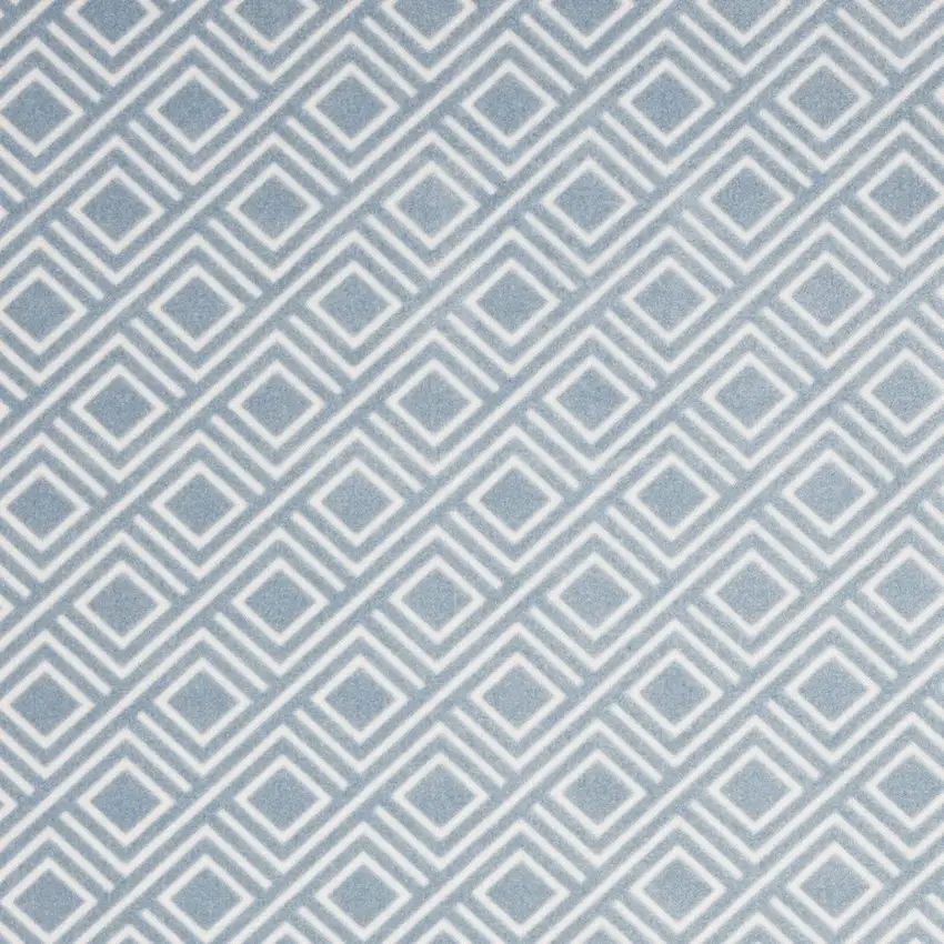 Blue Geometric Area Rug Photo 9