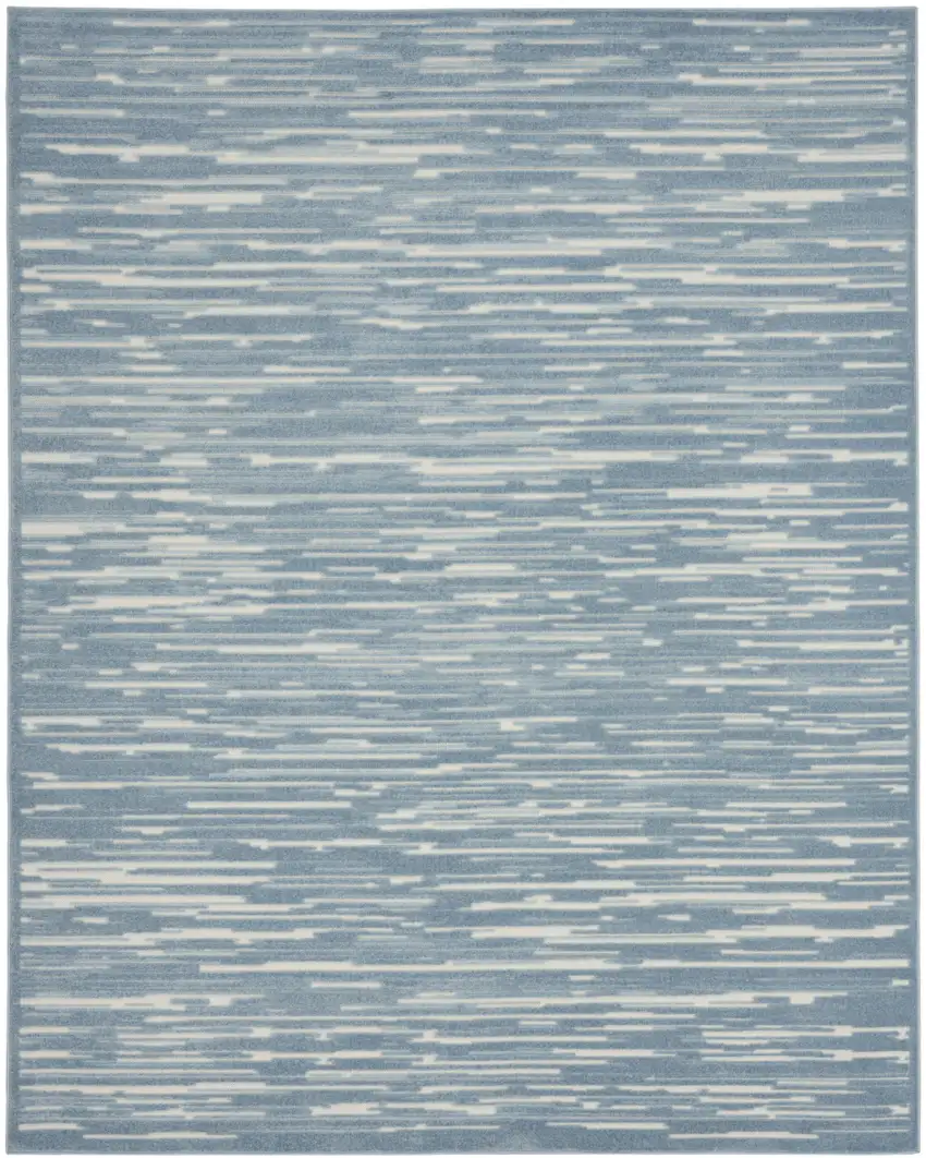 Blue Geometric Area Rug Photo 1