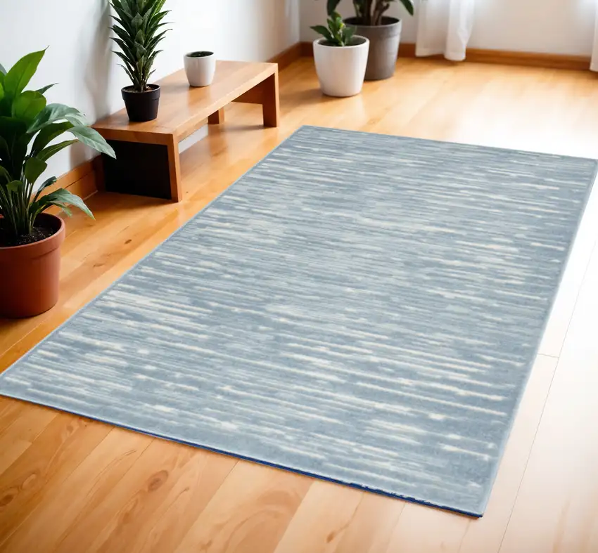 Blue Geometric Area Rug Photo 1