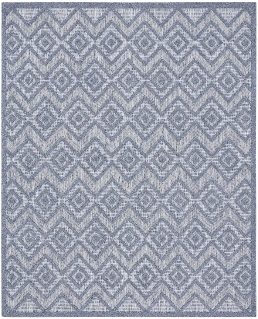 Denim Blue Indoor Outdoor Area Rug Photo 3