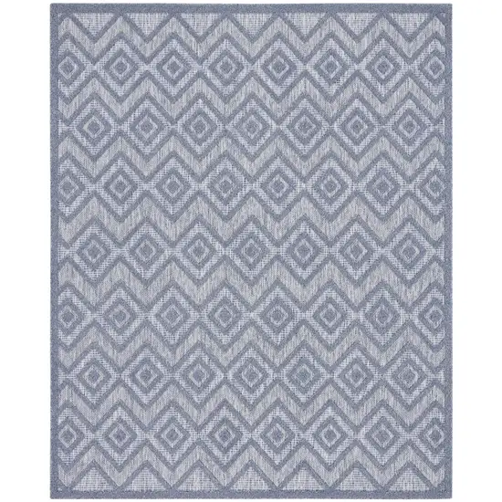 Denim Blue Indoor Outdoor Area Rug Photo 1
