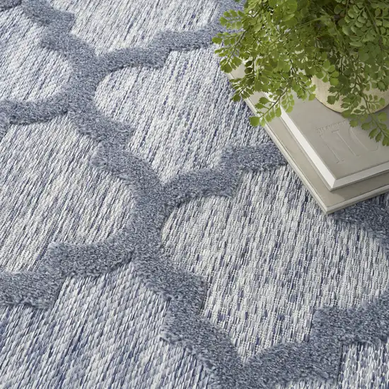 Denim Blue Indoor Outdoor Area Rug Photo 8