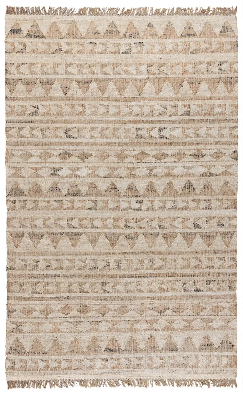 Blue Geometric Hand Woven Area Rug Photo 1