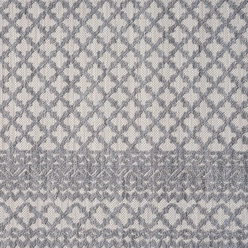 Blue Geometric Indoor Outdoor Area Rug Photo 8