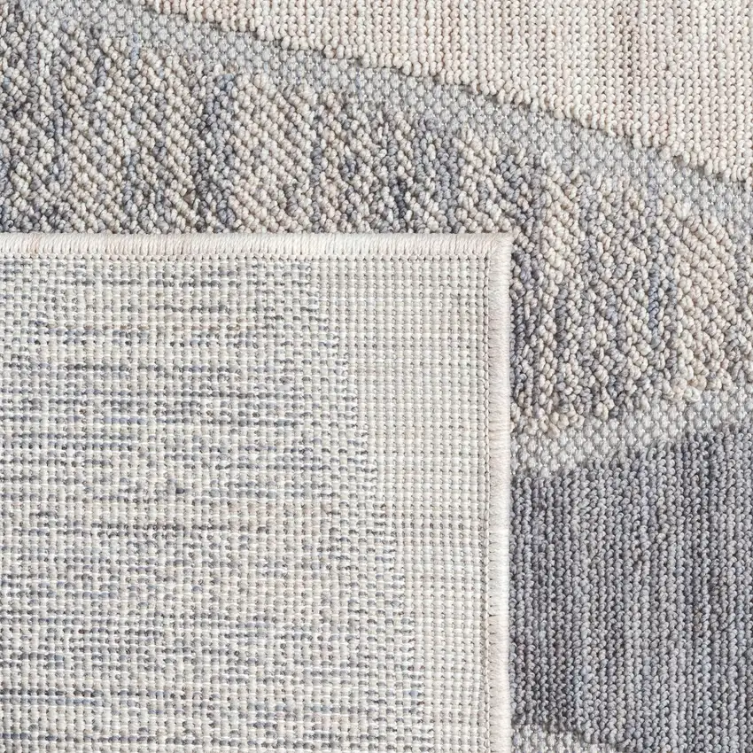 Blue Geometric Indoor Outdoor Area Rug Photo 9
