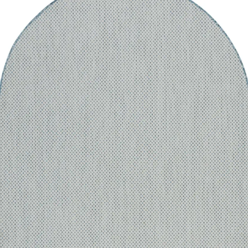 Blue Geometric Power Loom Area Rug Photo 5