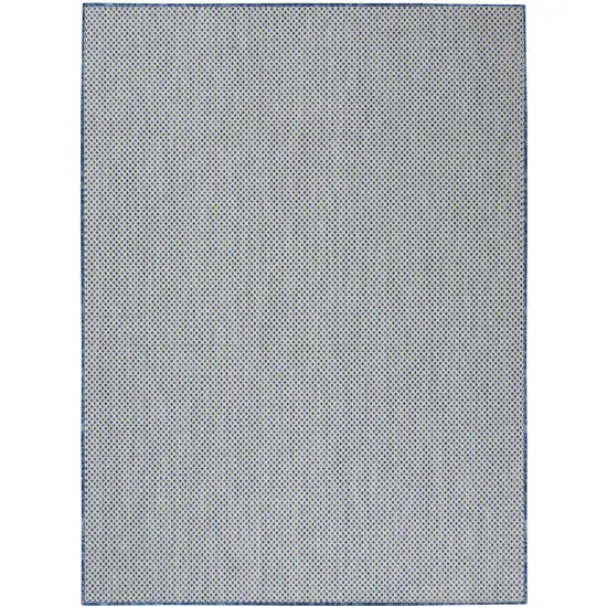 Blue Geometric Power Loom Area Rug Photo 3