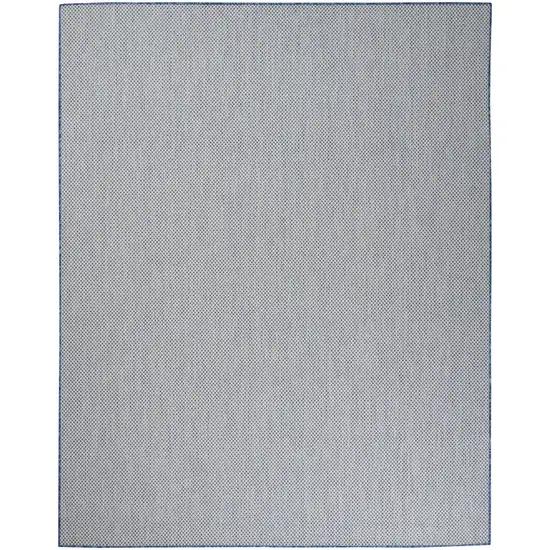 Blue And Ivory Indoor Outdoor Area Rug Photo 1