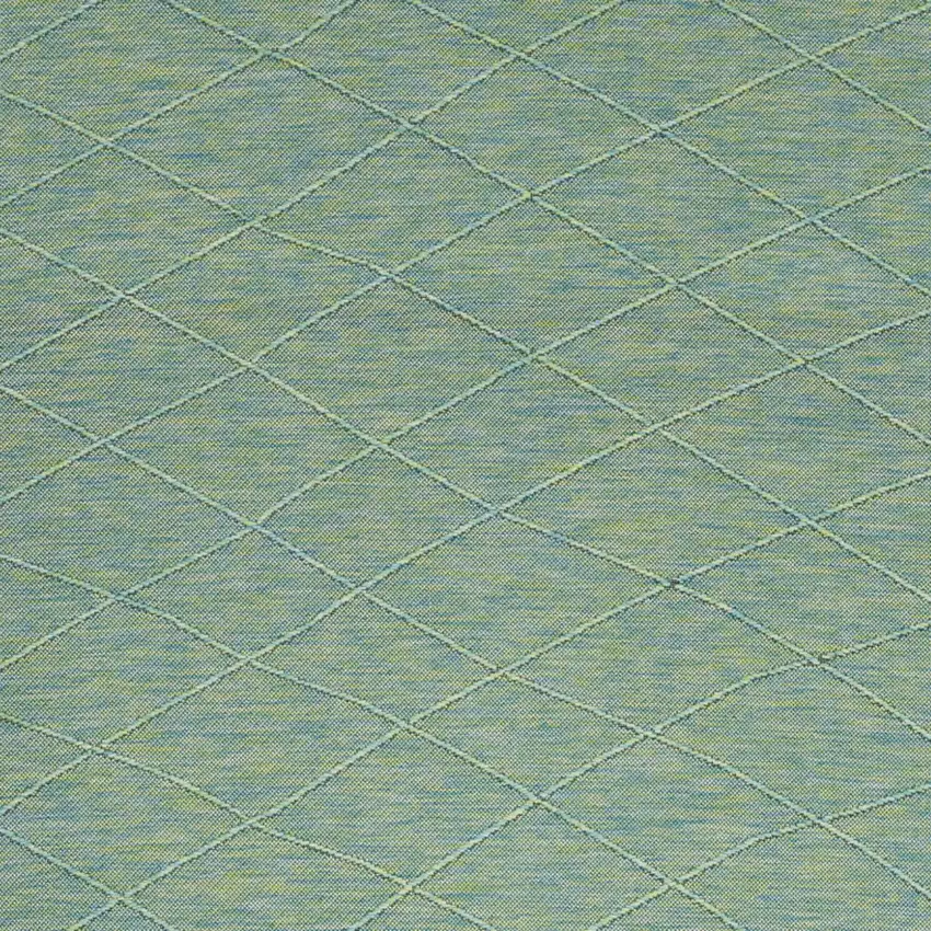Blue Geometric Power Loom Non Skid Area Rug Photo 5