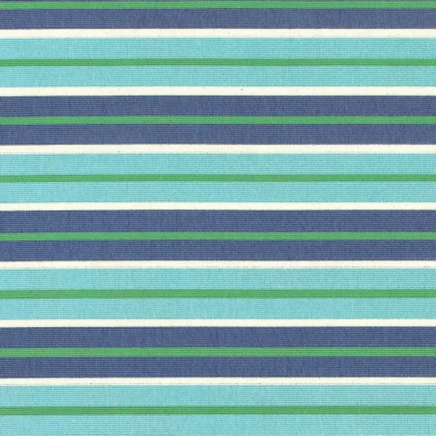 Blue and Green Geometric Stain Resistant Indoor Outdoor Area Rug Photo 6