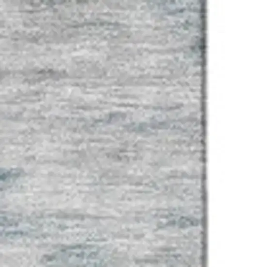 Blue Gold And Ivory Abstract Washable Area Rug With UV Protection Photo 3