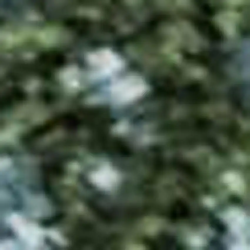 Blue Gold And Ivory Abstract Washable Area Rug With UV Protection Photo 2