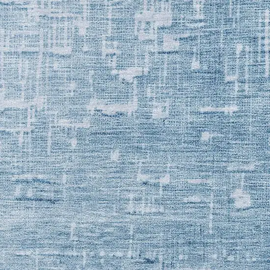 Blue Gray And Charcoal Ombre Washable Area Rug With UV Protection Photo 2