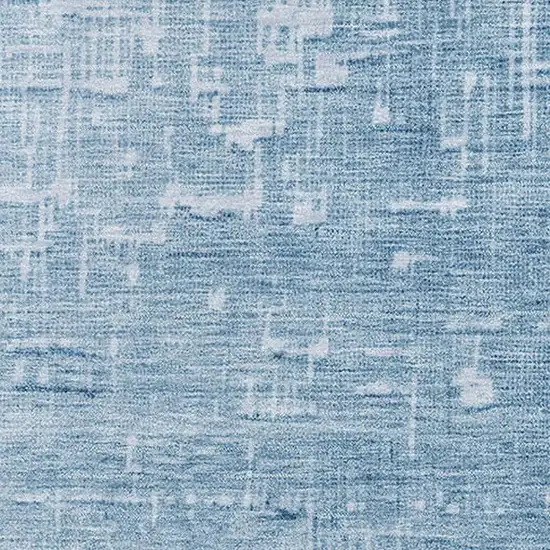 Blue Gray And Charcoal Ombre Washable Area Rug With UV Protection Photo 2