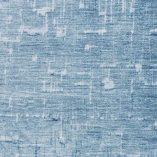 Blue Gray And Charcoal Ombre Washable Area Rug With UV Protection Photo 2