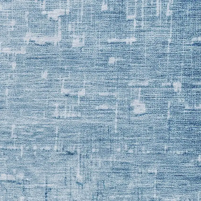 Blue Gray And Charcoal Ombre Washable Area Rug With UV Protection Photo 2