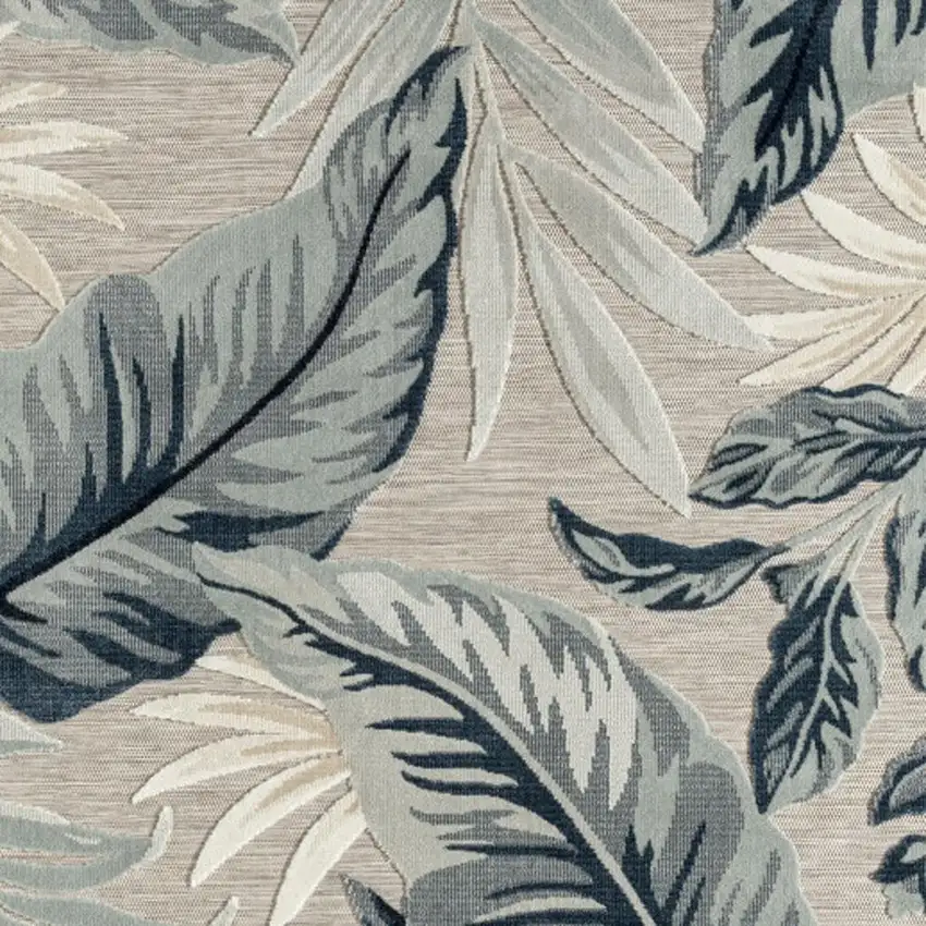 Blue And Gray Indoor Outdoor Area Rug Photo 6