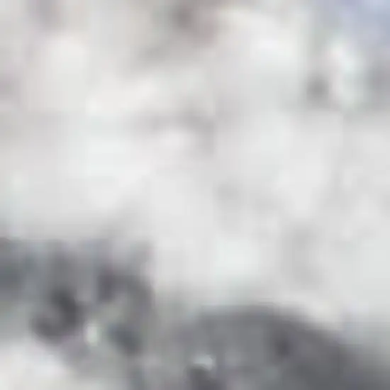 Blue Gray And Ivory Abstract Area Rug With Fringe Photo 3