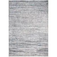 Photo of Blue Gray And Ivory Abstract Area Rug