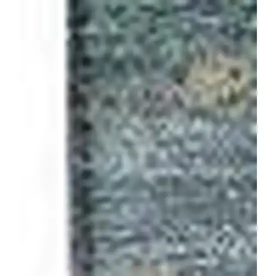 Blue Gray And Ivory Abstract Washable Area Rug With UV Protection Photo 4