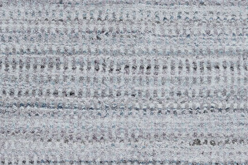 Blue Gray And Purple Ombre Hand Woven Area Rug Photo 5