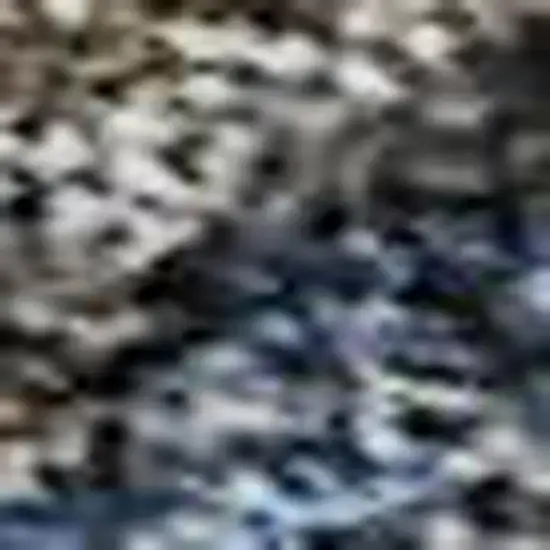 Blue Gray And Silver Floral Medallion Washable Area Rug With UV Protection Photo 2