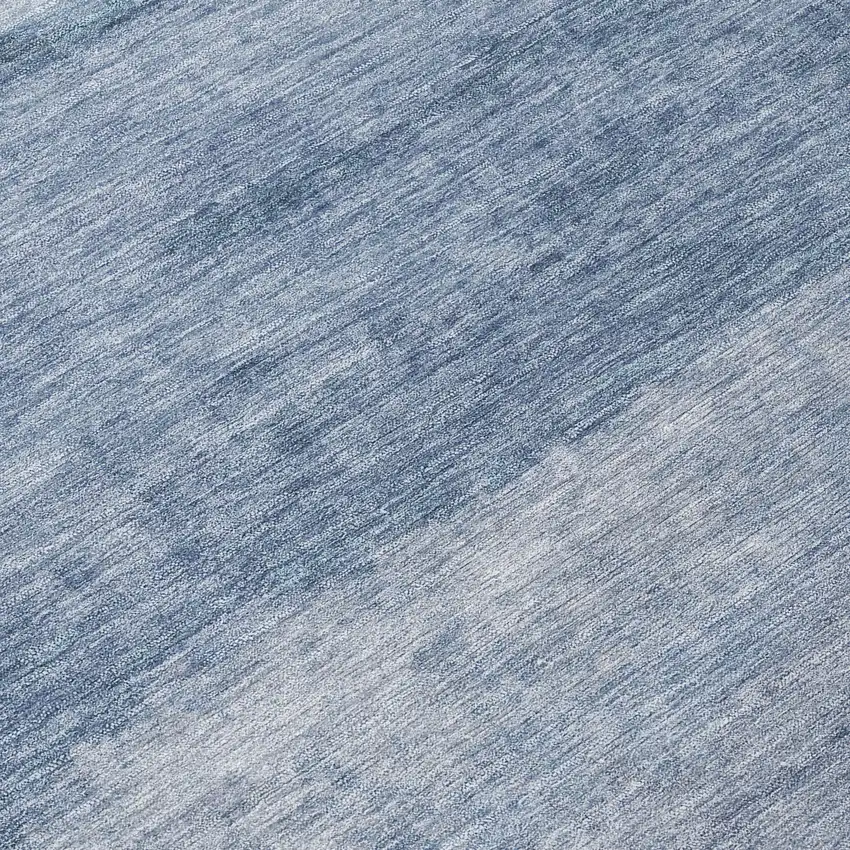 Blue Gray And Sky Blue Abstract Washable Indoor Outdoor Area Rug Photo 9