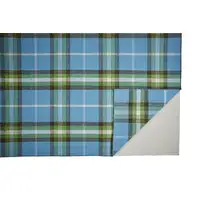 Photo of Blue Green And Black Abstract Hand Woven Stain Resistant Area Rug