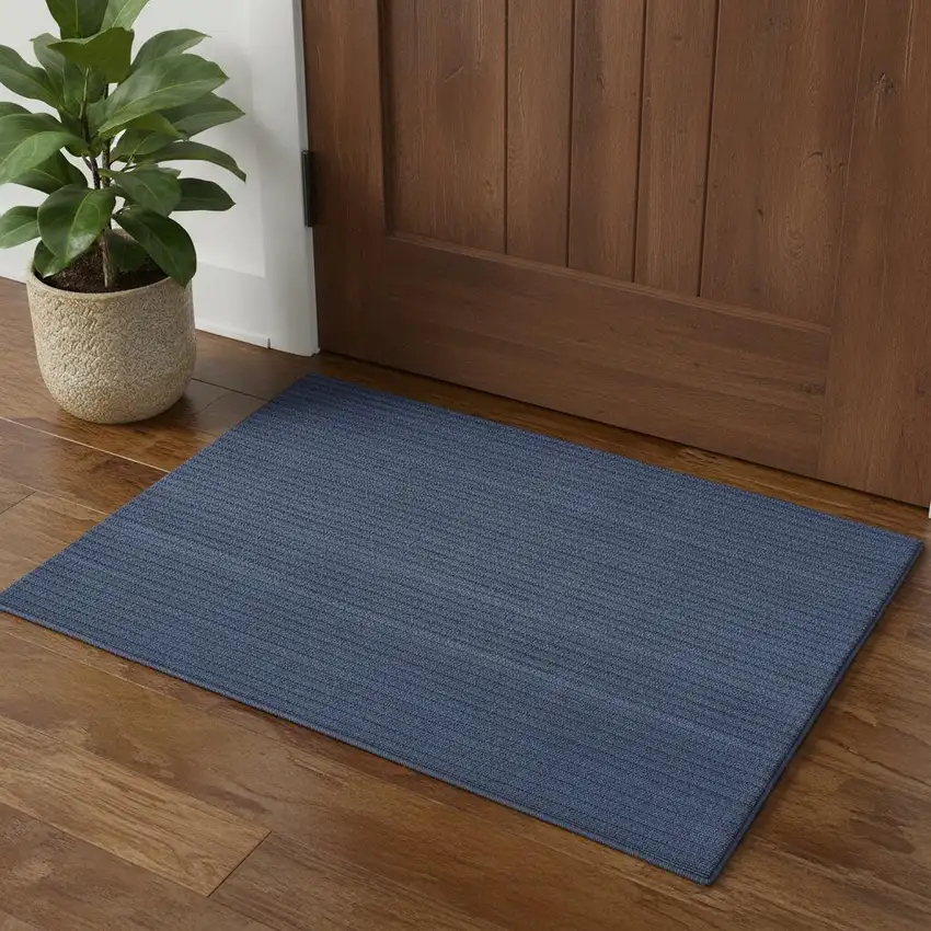 Blue Hand Woven Area Rug Photo 1