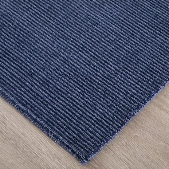 Blue Hand Woven Area Rug Photo 6